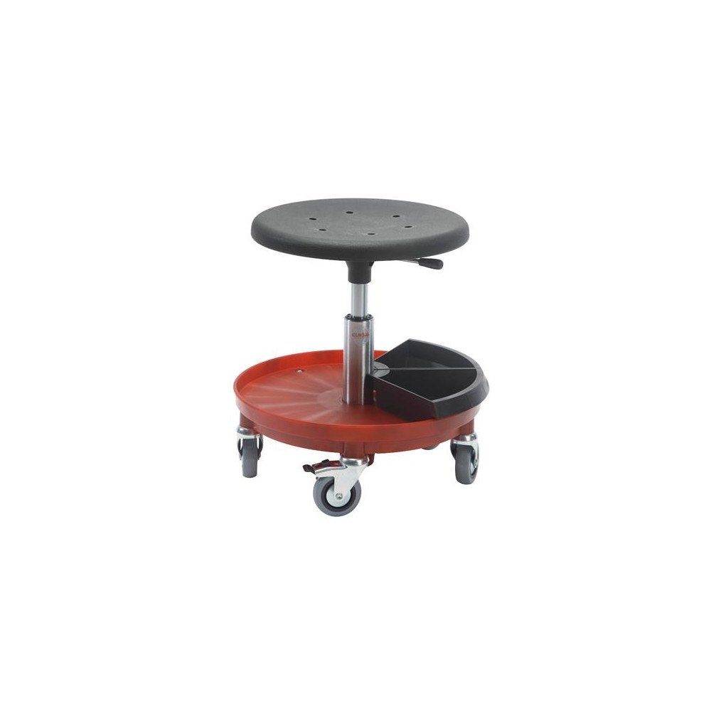 GLOBALO Montörstol Sigma 400P med bas i stöttålig plast och sits i p...