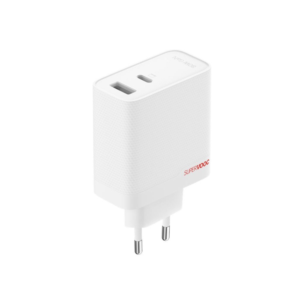 OnePlus OnePlus SUPERVOOC strömadapter - GaN - USB, 24 pin USB-C - 80 Watt