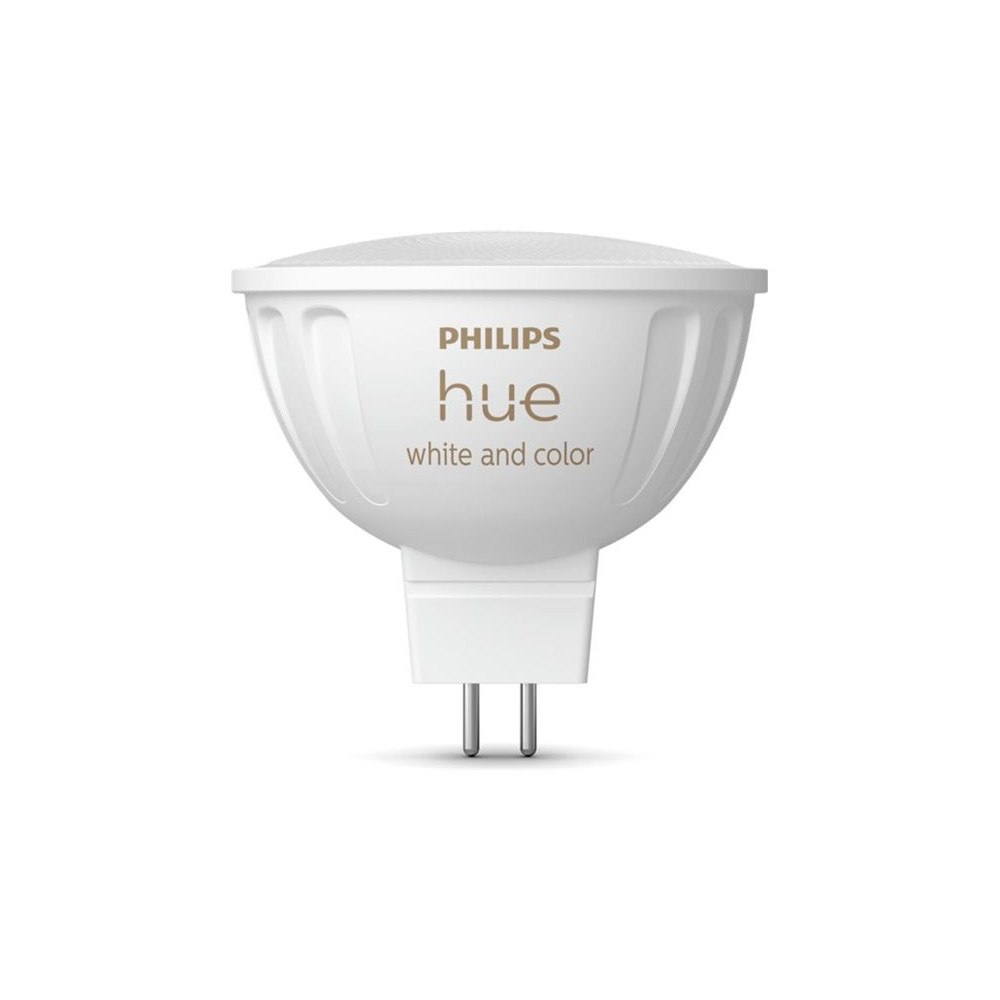Philips HUE Philips Hue White and Color Ambiance - LED-spotlight - form: MR16 - GU5.3 - 6.3 W - vitt/färgat ljus - 2000-6500 K