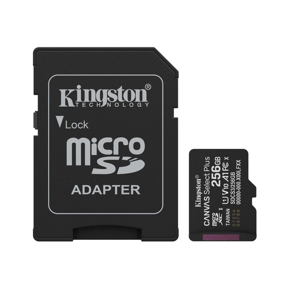 Kingston Kingston Canvas Select Plus - flash-minneskort - 256 GB - mikroSDXC UHS-I