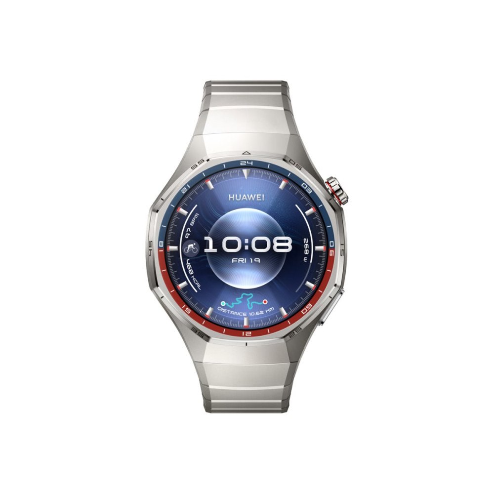 Huawei Huawei Watch GT 6 Pro - titanium alloy - smart klocka med rem - silver - silver