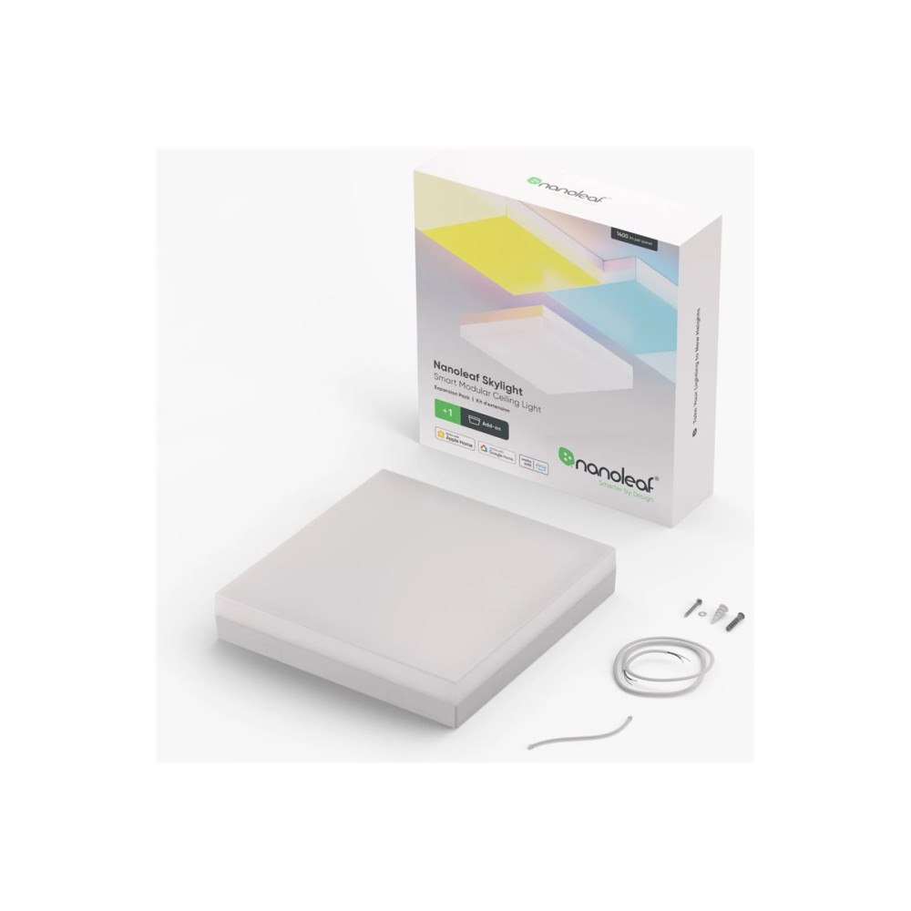 Nanoleaf Nanoleaf Skylight Expansion Pack - taklampspanel - LED - 300 x 300 mm - 16 W - RGB/varmt till kallt vitt ljus - 2700-650...