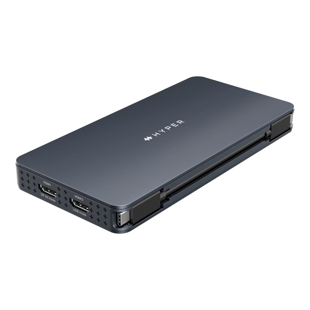 Hyper HyperDrive Next - dockningsstation - USB-C - 2 x HDMI - 1GbE