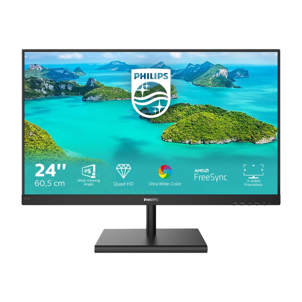 Philips Philips E-line 245E1S - LED-skärm - 24"