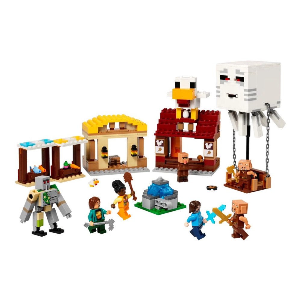 LEGO LEGO Minecraft 21273 - Ghast Ballongbyattacken - byggsats