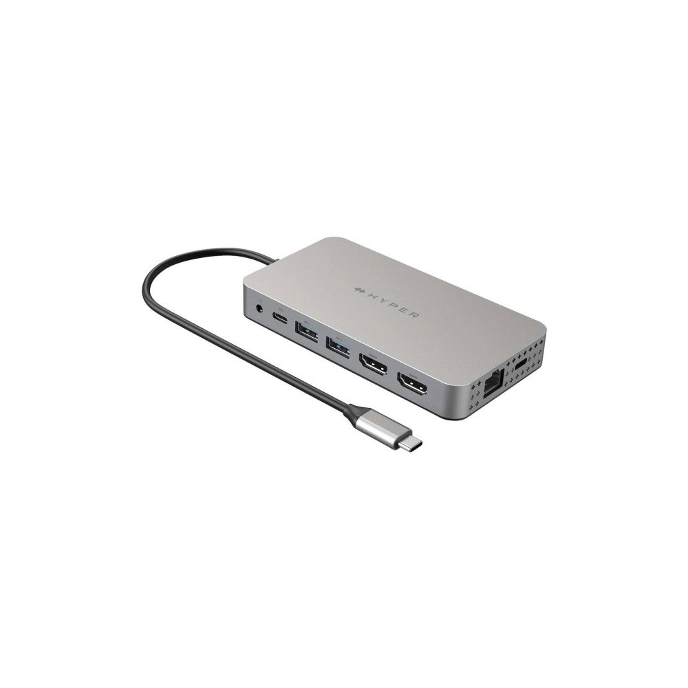 Hyper HYPER HDM1H, USB 3.2 Gen 1 (3.1 Gen 1) Type-C, 100 W, Rostfr...