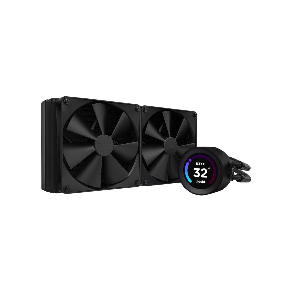 NZXT NZXT Kraken Elite 280 - kylsystem med vätska till processorn - med LCD-display