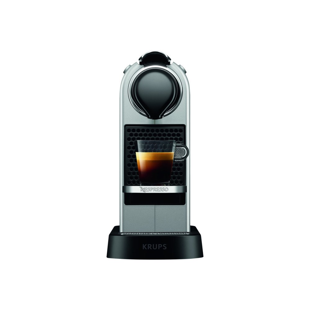 Krups Krups Nespresso CitiZ XN741B - kaffemaskin - 19 bar - silver