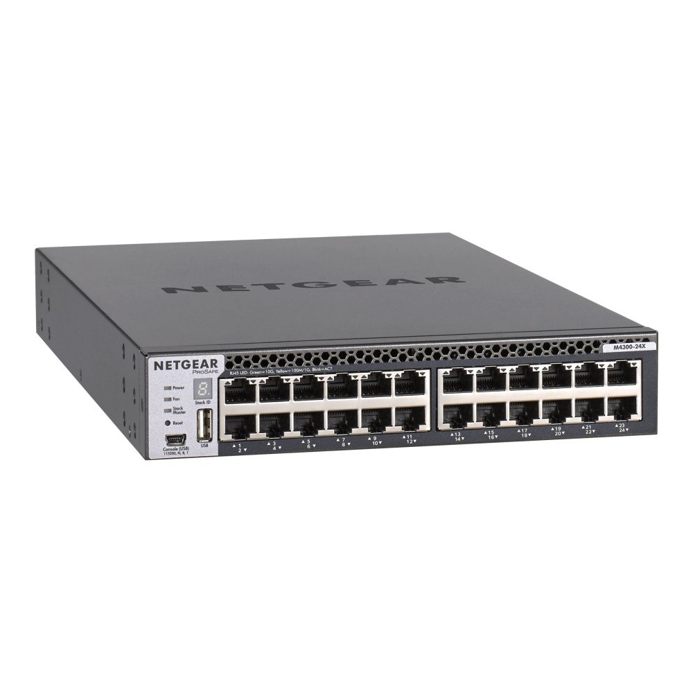 Netgear NETGEAR M4300-24X - switch - 24 portar - Administrerad - rackmonterbar