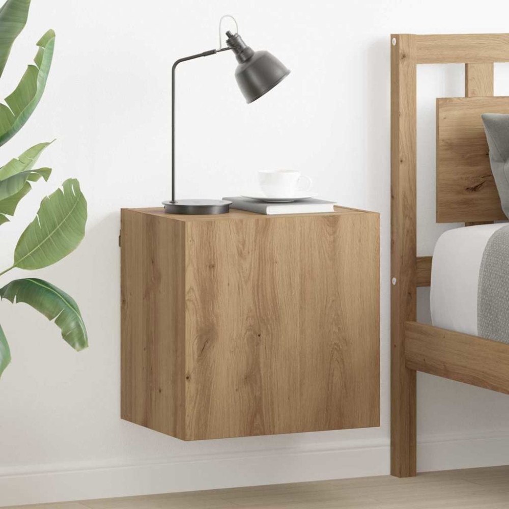 vidaXL TV-väggskåp 2 pcs Artisan Ek 40,5x30x40cm Konstruerat trä