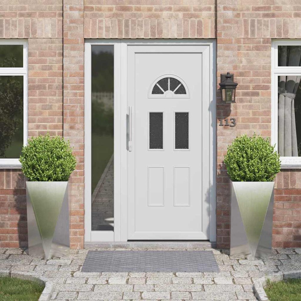 vidaXL Planteringskärl 2 pcs Silver 40 x 40 x 75 cm Rostfritt stål