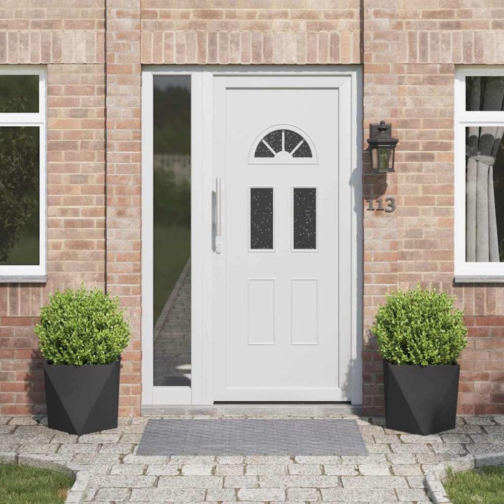 vidaXL Planteringskärl 2 pcs Svart 40 x 40 x 40 cm Stål