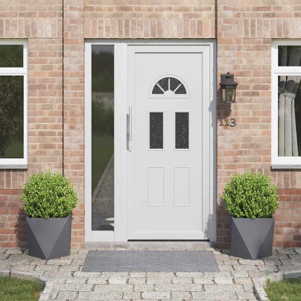 vidaXL Planteringskärl 2 pcs Antracit 40 x 40 x 40 cm Stål