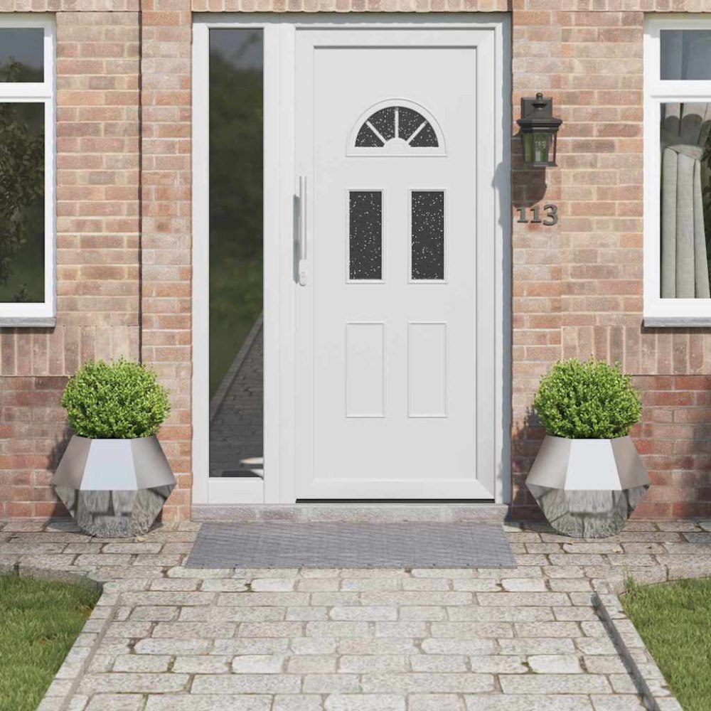 vidaXL Planteringskärl 2 pcs Silver 50 x 50 x 40 cm Galvaniserat Stål