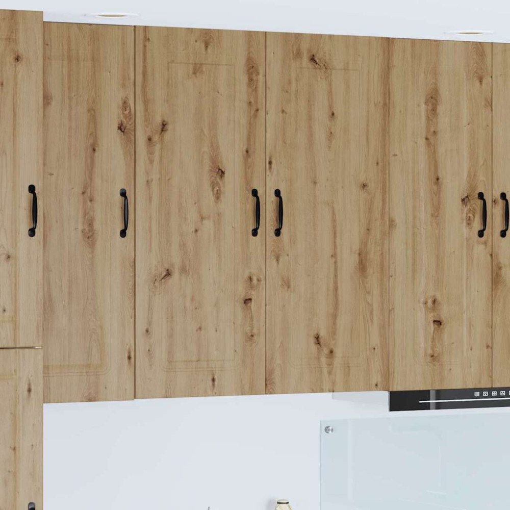 vidaXL Väggskåp för kök Artisan Ek 80 x 31 x 100 cm Konstruerat trä