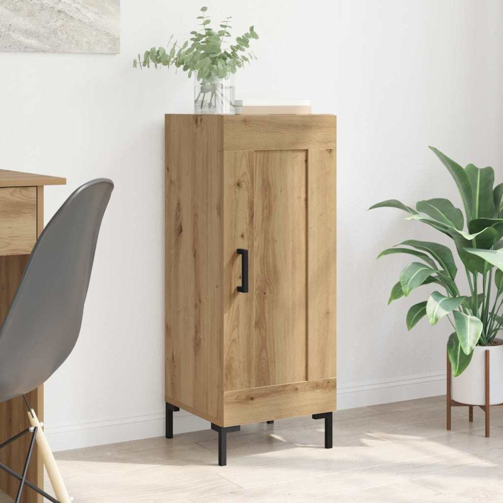 vidaXL Sideboard Olden Artisan Ek 34,5 x 34 x 90 cm