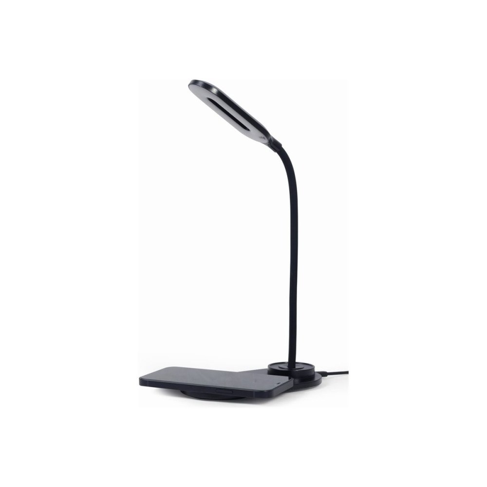 Gembird Gembird TA-WPC10-LED-01 - desk lamp with wireless charger - LED - 15.3 W - svalt vitt/varmt vitt/naturligt vitt ljus - 2...