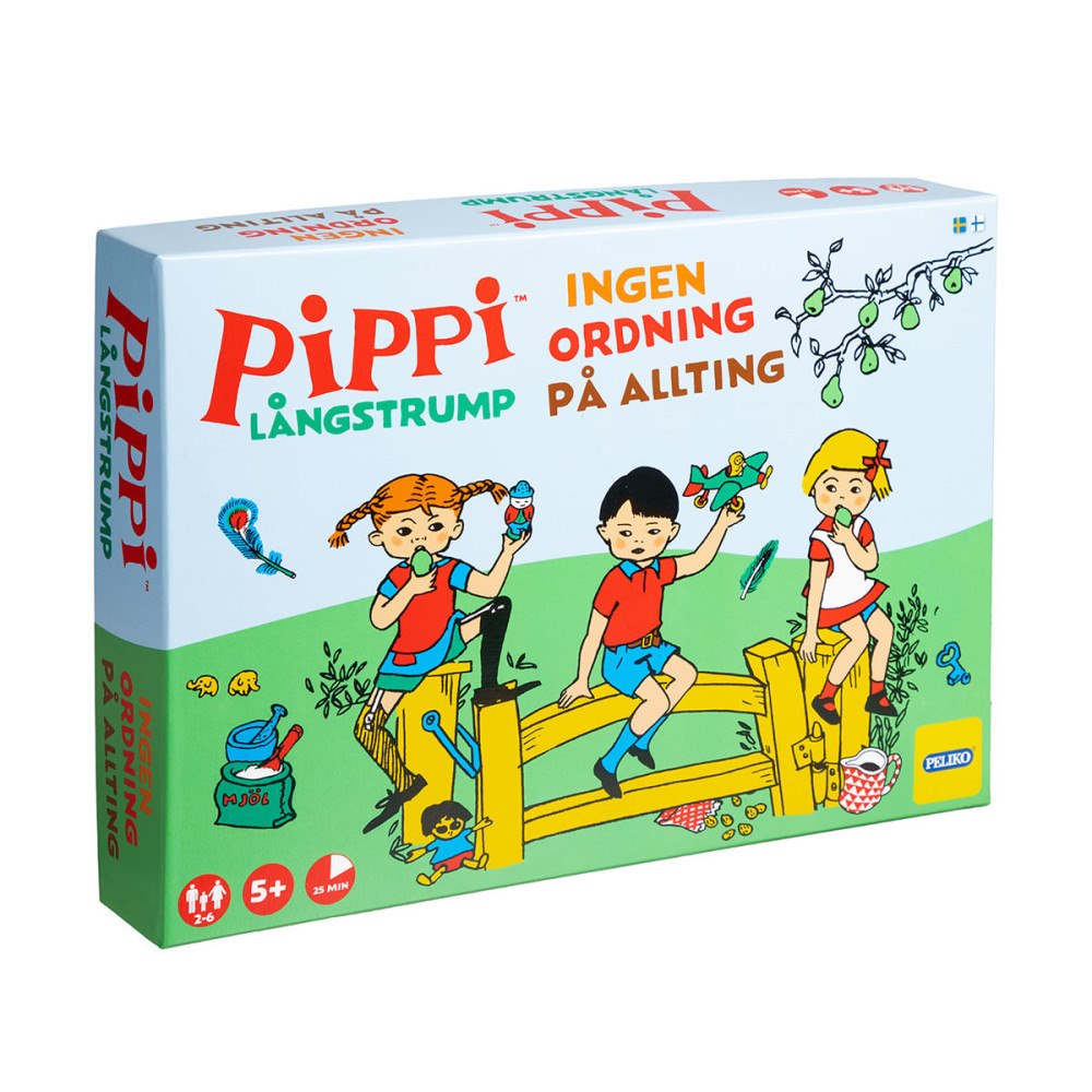 Peliko Pippi-spelet Ingen ordning på allting