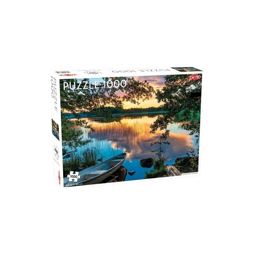 Tactic Tactic Puzzle Lovers Summer Night in Finland 1000 pcs puzzle