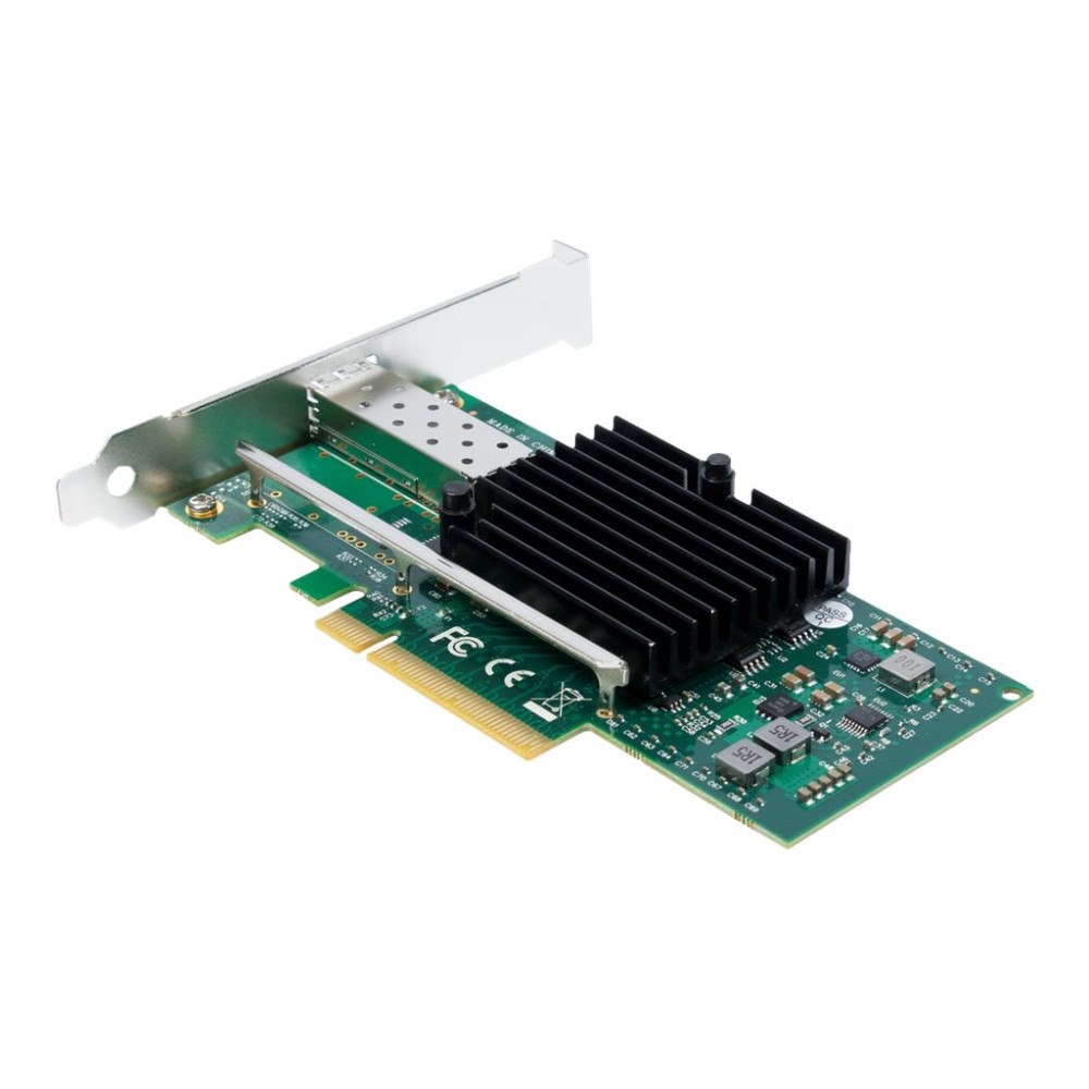 Inter-Tech Elektronik Handels Argus ST-7211 - nätverksadapter - PCIe 2.0 x8 - 1Gb Ethernet / 10Gb Ethernet SFP+ x 1