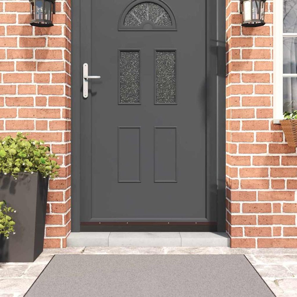 vidaXL Skruvmonterade dörrborsttätningslister 12 pcs Brun 100 cm