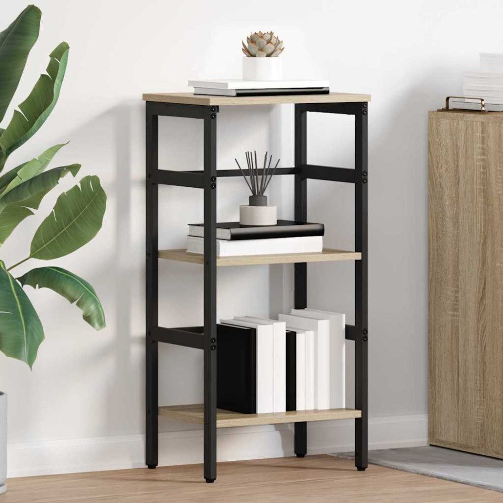 vidaXL Hyllsystem Sonoma-ek 40 x 29,5 x 81 cm Konstruerat trä