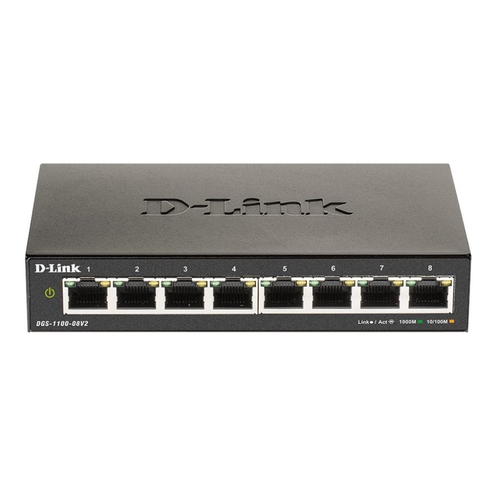 D-Link Systems D-Link DGS 1100-08V2 - switch - 8 portar - smart