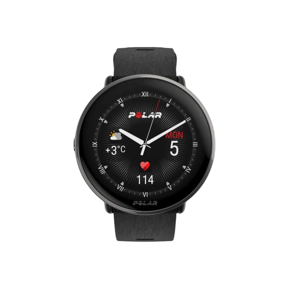 Polar Electro Polar Ignite 3 Titanium sportklocka med band - svart - 32 MB