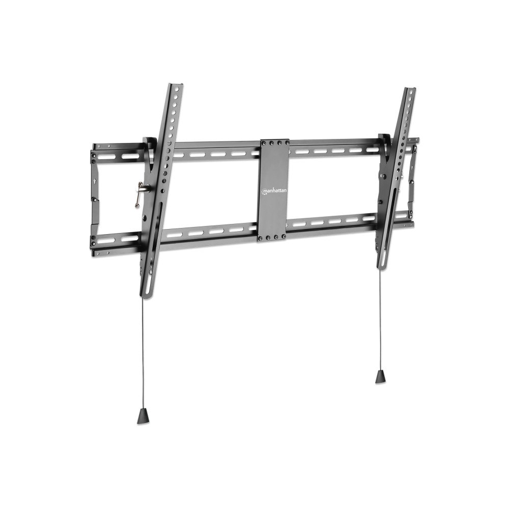 Manhattan Manhattan TV & Monitor Mount, Wall (Low Profile), Tilt, 1 screen, Screen Sizes: 43-100", Black, VESA 200x200 to 800x400m...
