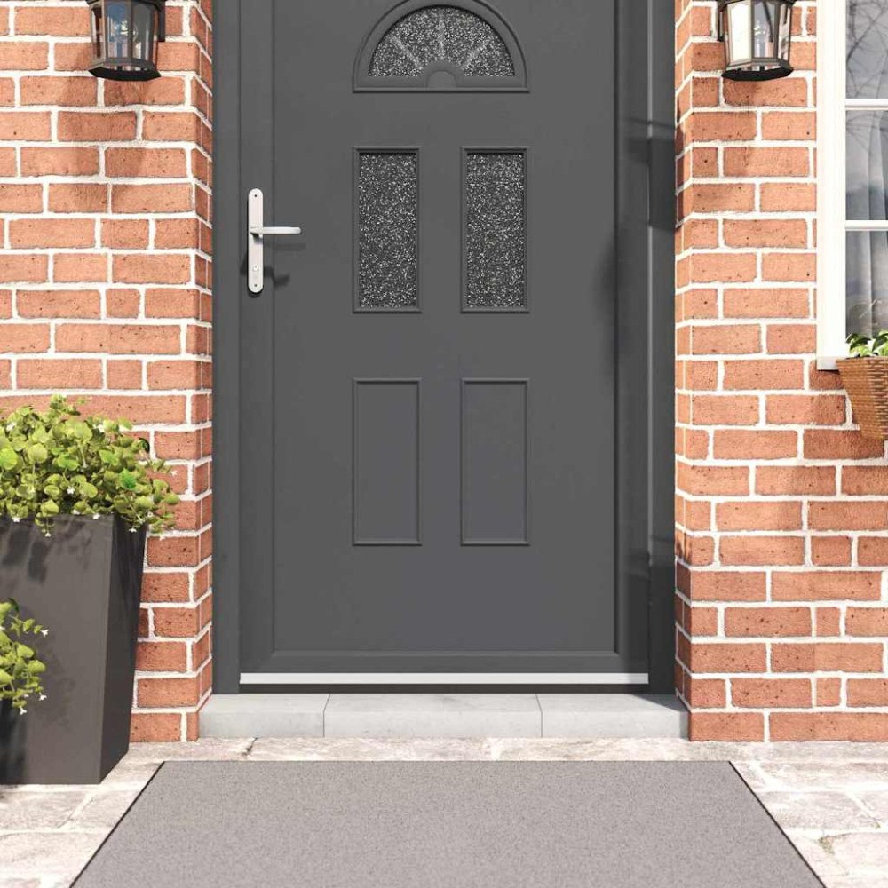 vidaXL Självhäftande dörrborstlist 6 pcs Vit 100 cm Aluminiumlegering