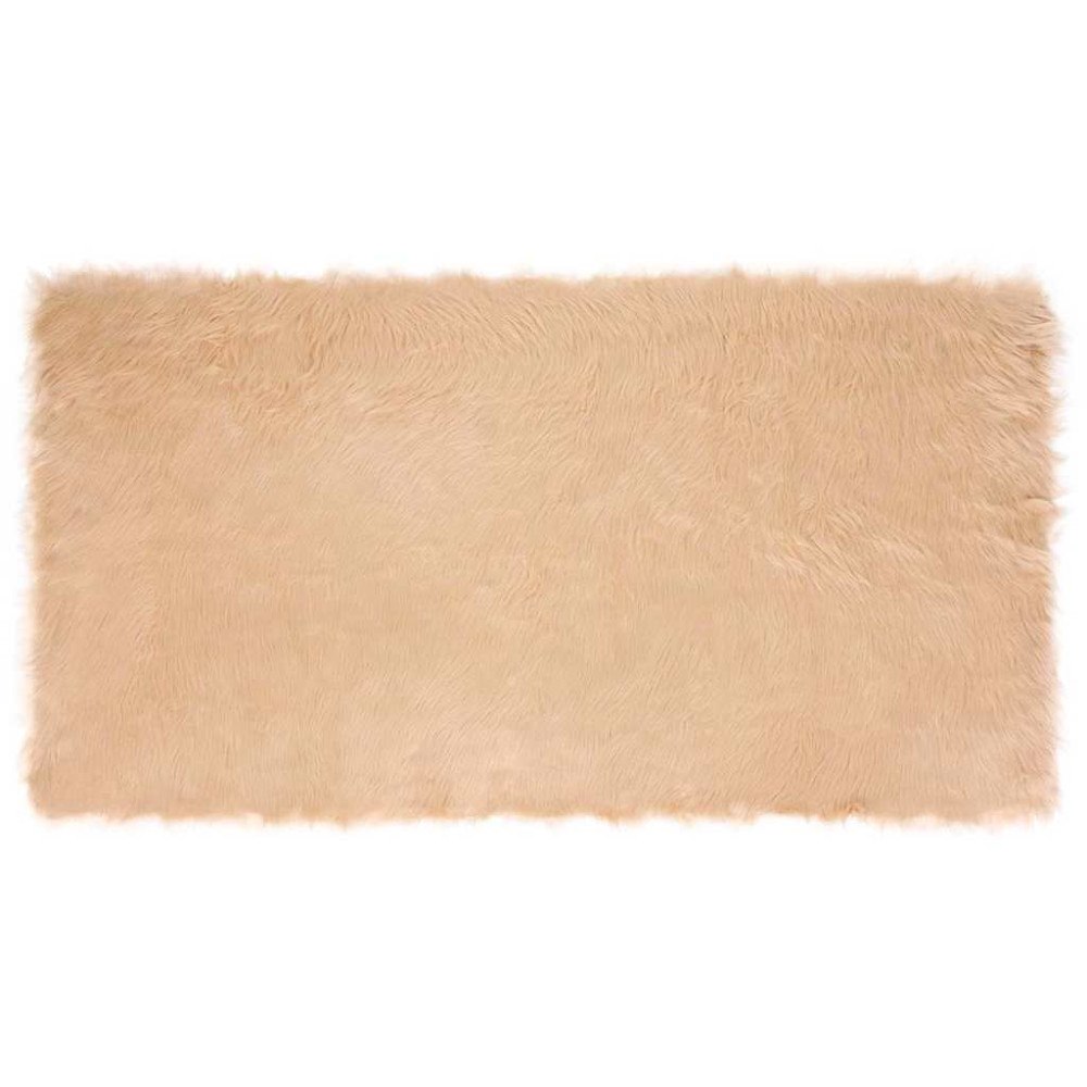 vidaXL Fusk Skinnmatta Tafalla Beige 80 x 150 cm Polyester