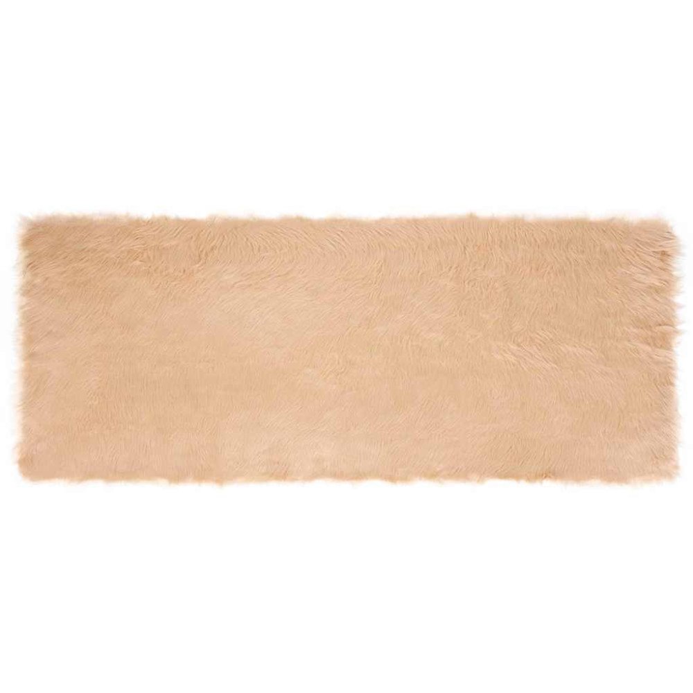 vidaXL Fusk Skinnmatta Tafalla Beige 80 x 200 cm Polyester