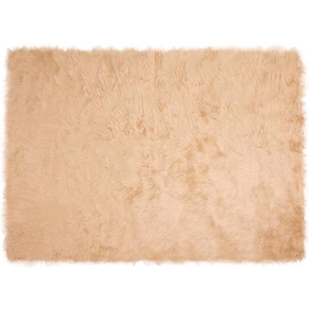 vidaXL Fusk Skinnmatta Tafalla Beige 160 x 230 cm Polyester
