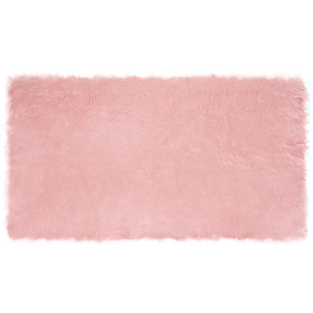 vidaXL Fusk Skinnmatta Tafalla Rosa 60 x 110 cm Polyester