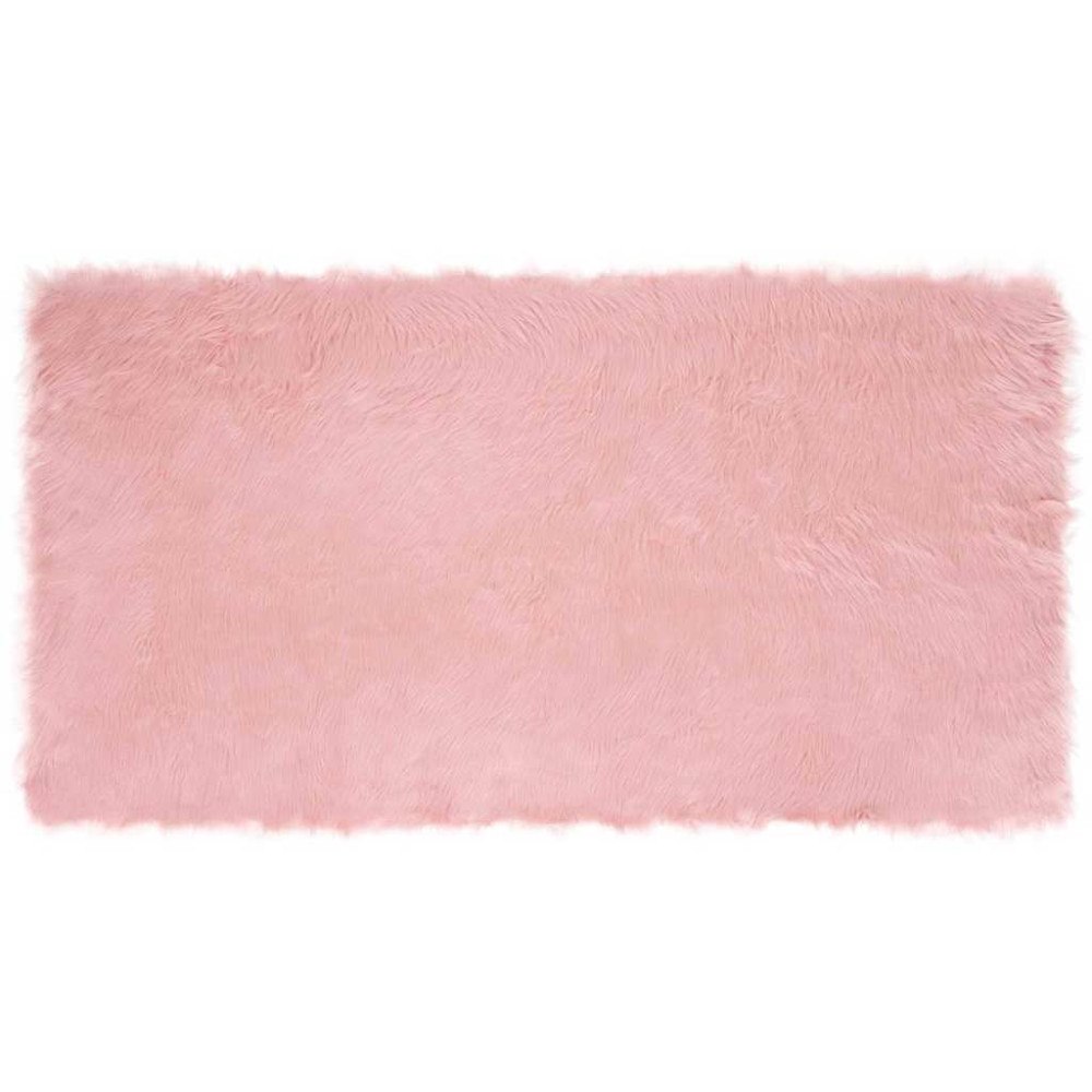 vidaXL Fusk Skinnmatta Tafalla Rosa 80 x 150 cm Polyester