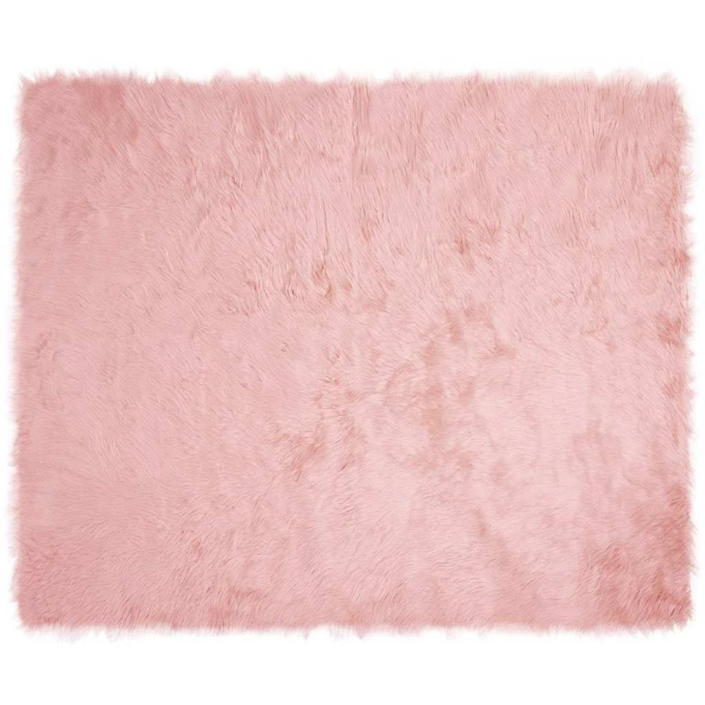 vidaXL Fusk Skinnmatta Tafalla Rosa 200 x 280 cm Polyester