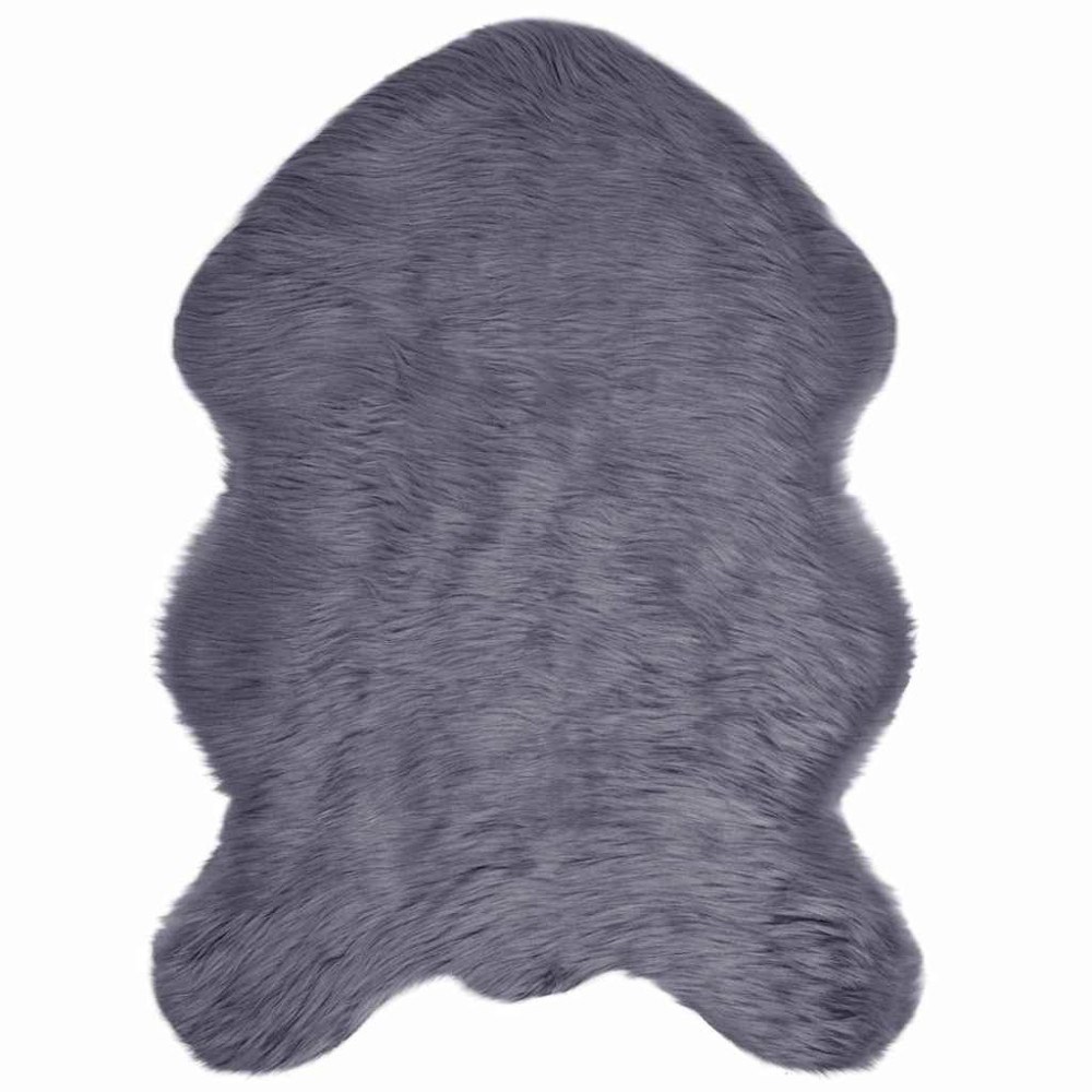 vidaXL Fusk Skinnmatta Tafalla Antracit 60 x 90 cm Polyester