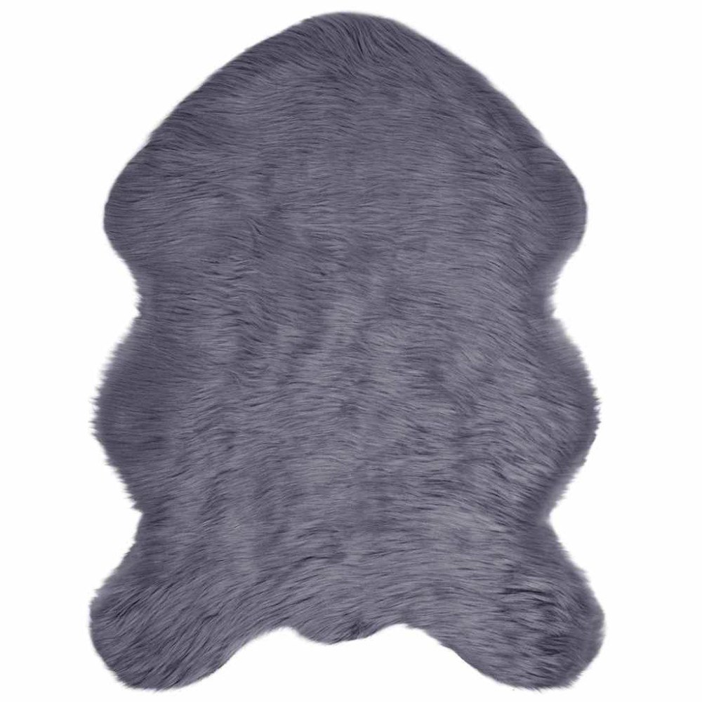 vidaXL Fusk Skinnmatta Tafalla Antracit 80 x 120 cm Polyester