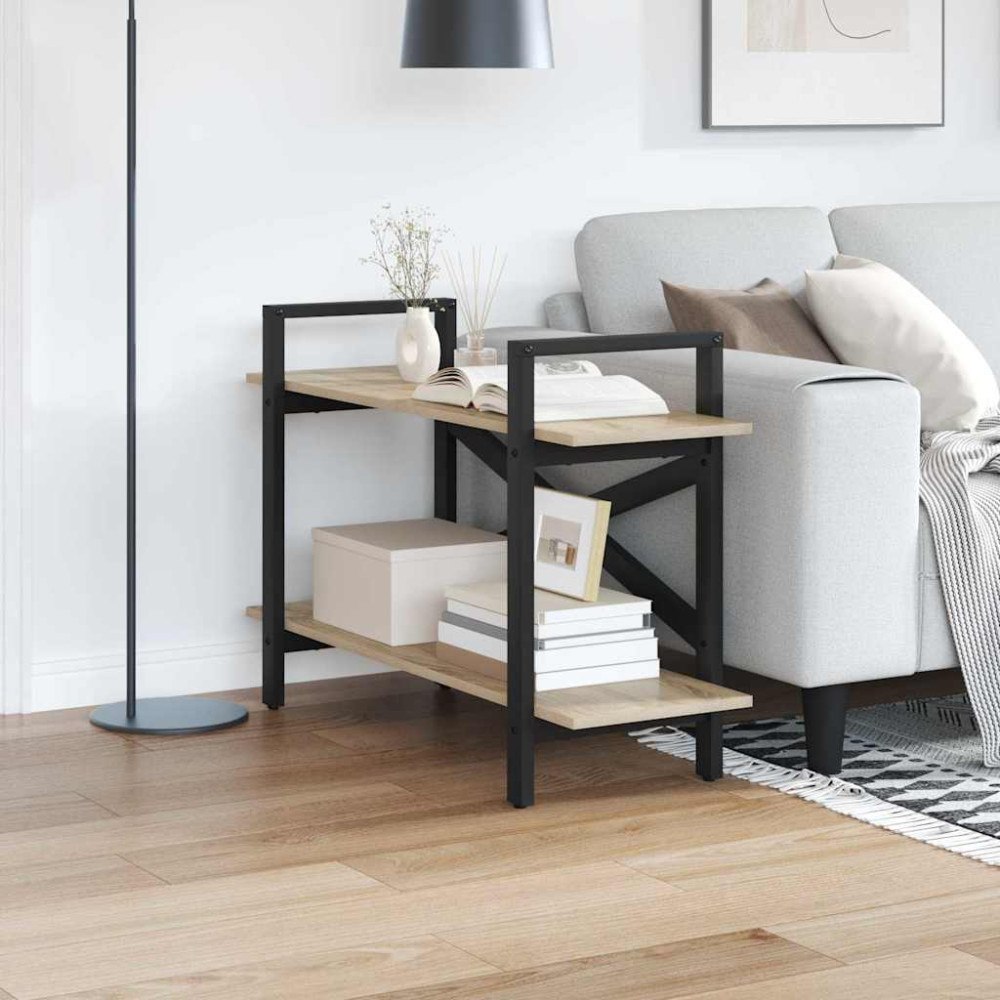 vidaXL Hyllsystem Sonoma-ek 100 x 33,5 x 64 cm Konstruerat trä