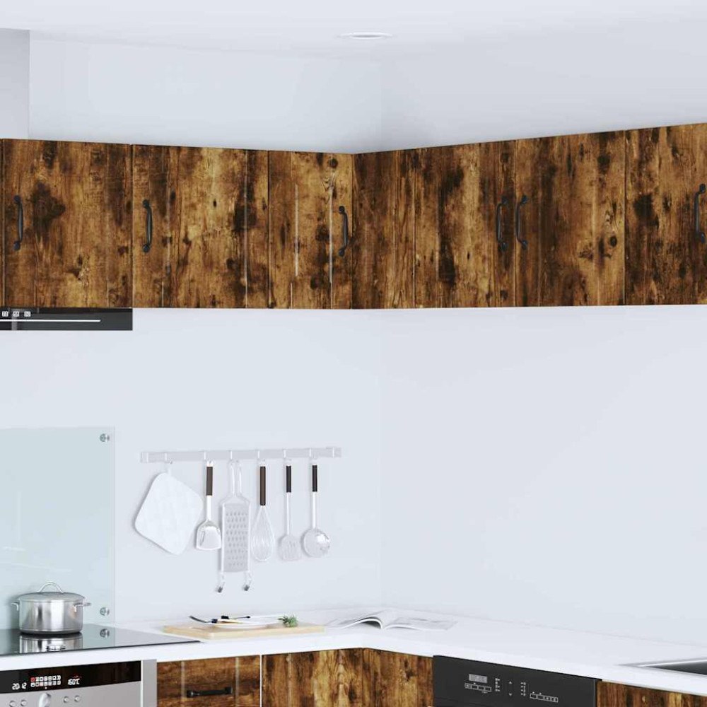 vidaXL Köksskåp med hylla Rökt ek 57 x 57 x 40 cm Konstruerat trä