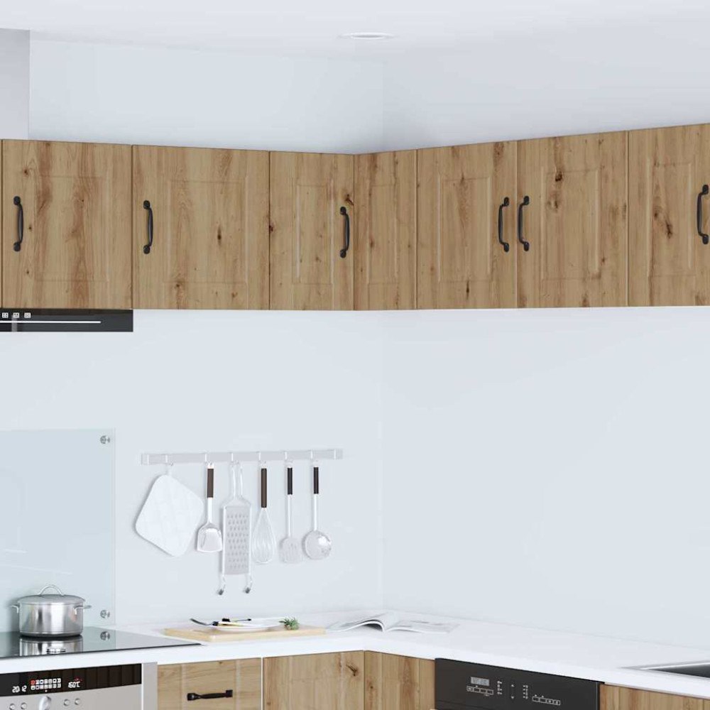 vidaXL Väggskåp för kök Artisan Ek 57 x 57 x 40 cm Konstruerat trä