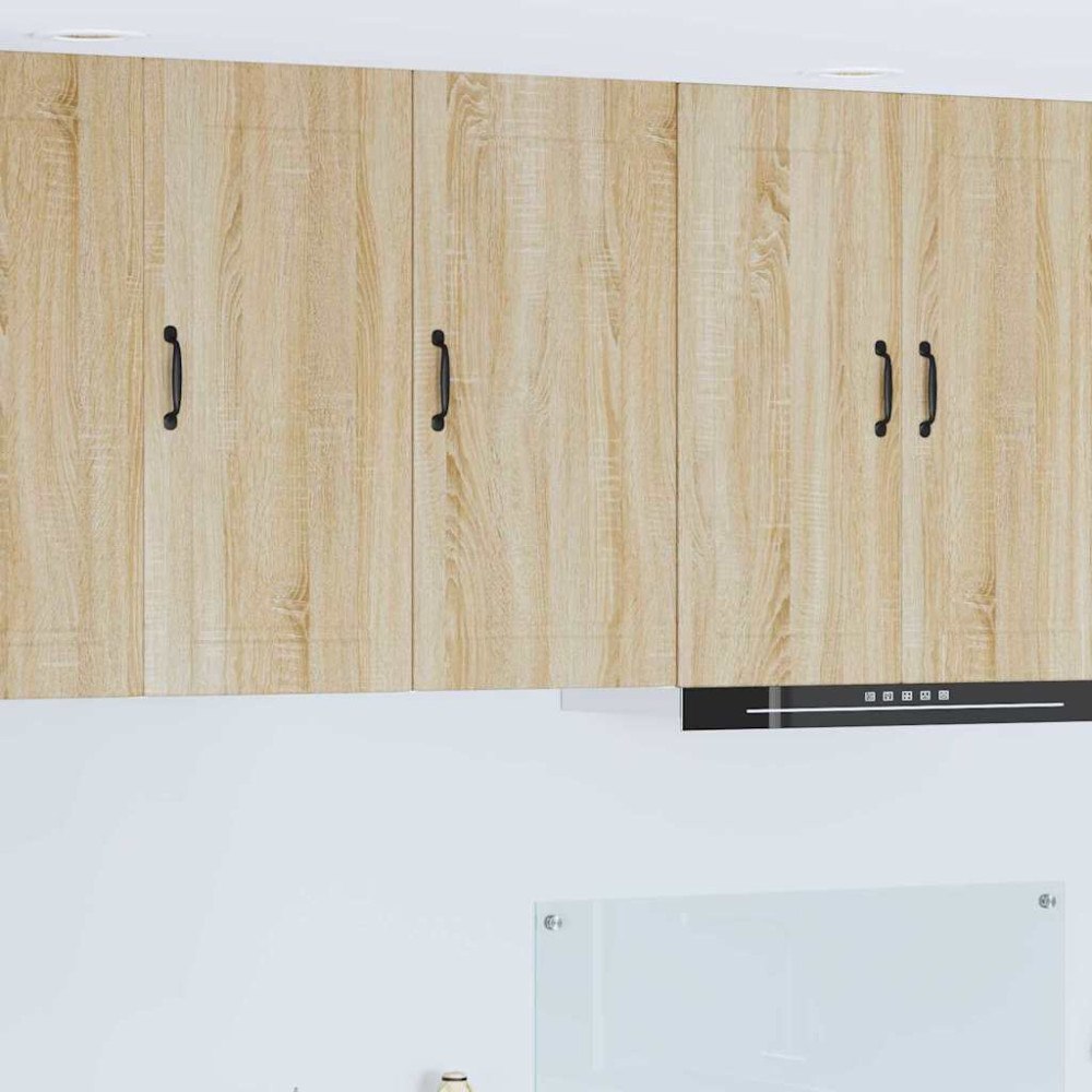 vidaXL Väggskåp för kök Sonoma-ek 40 x 31 x 80 cm Konstruerat trä