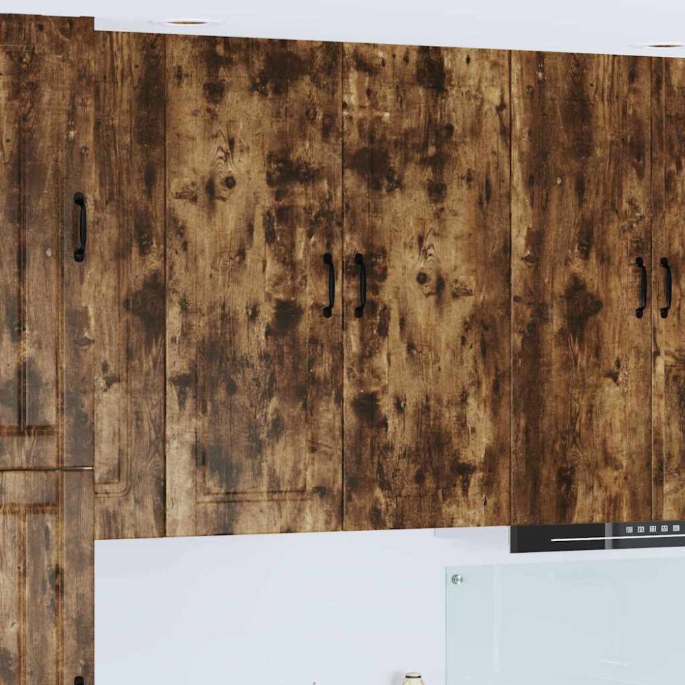 vidaXL Köksskåp med hylla Rökt ek 40 x 31 x 100 cm Konstruerat trä