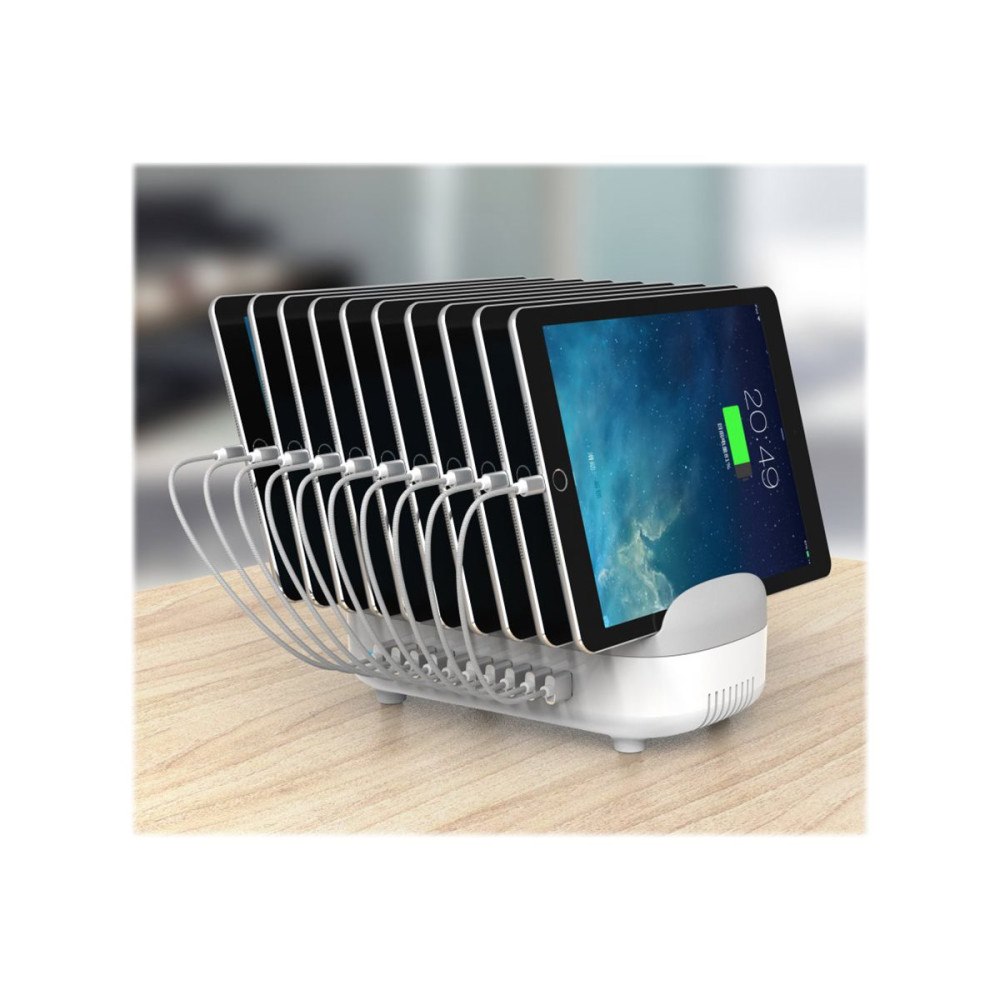 Compulocks Group Compulocks 10 Ports USB Charging Dock Station With EU Plug laddningsstation - USB - 120 Watt