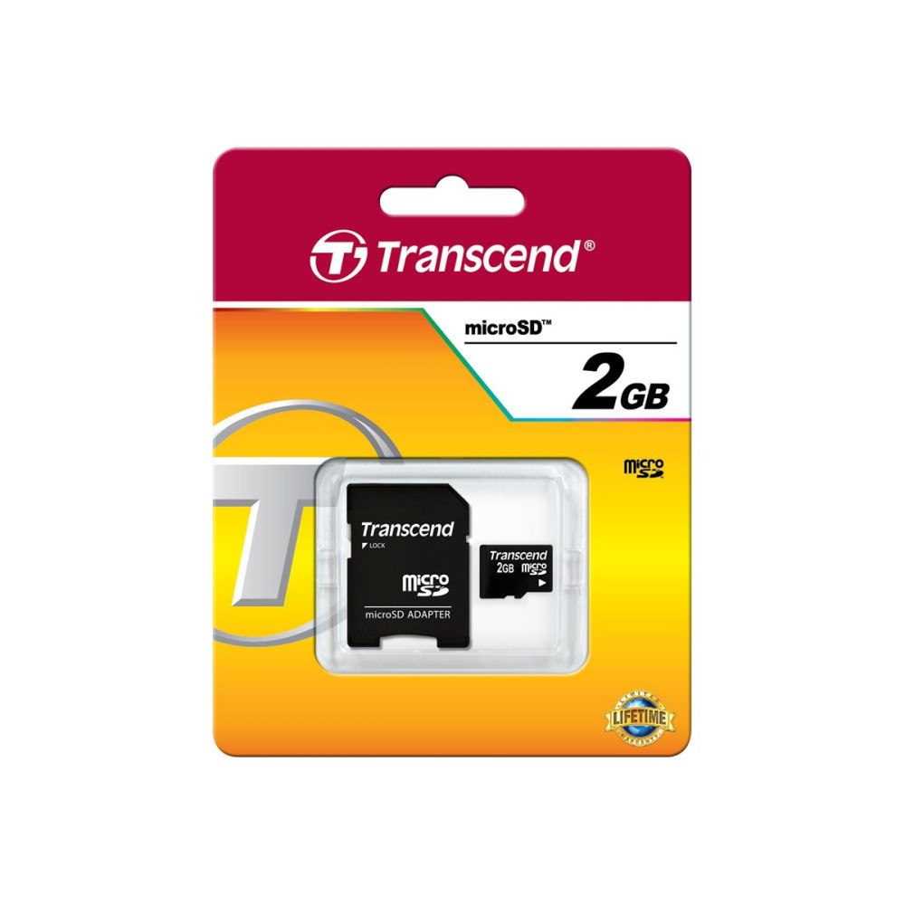 Transcend Information Transcend - flash-minneskort - 2 GB - microSD