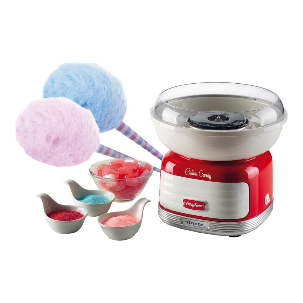 ARIETE Ariete Party Time 2973 - spunnet socker-maskin - röd