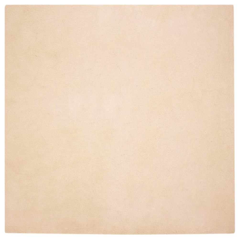 vidaXL Fusk-kaninpälsmatta Beige 240 x 240 cm Polyester