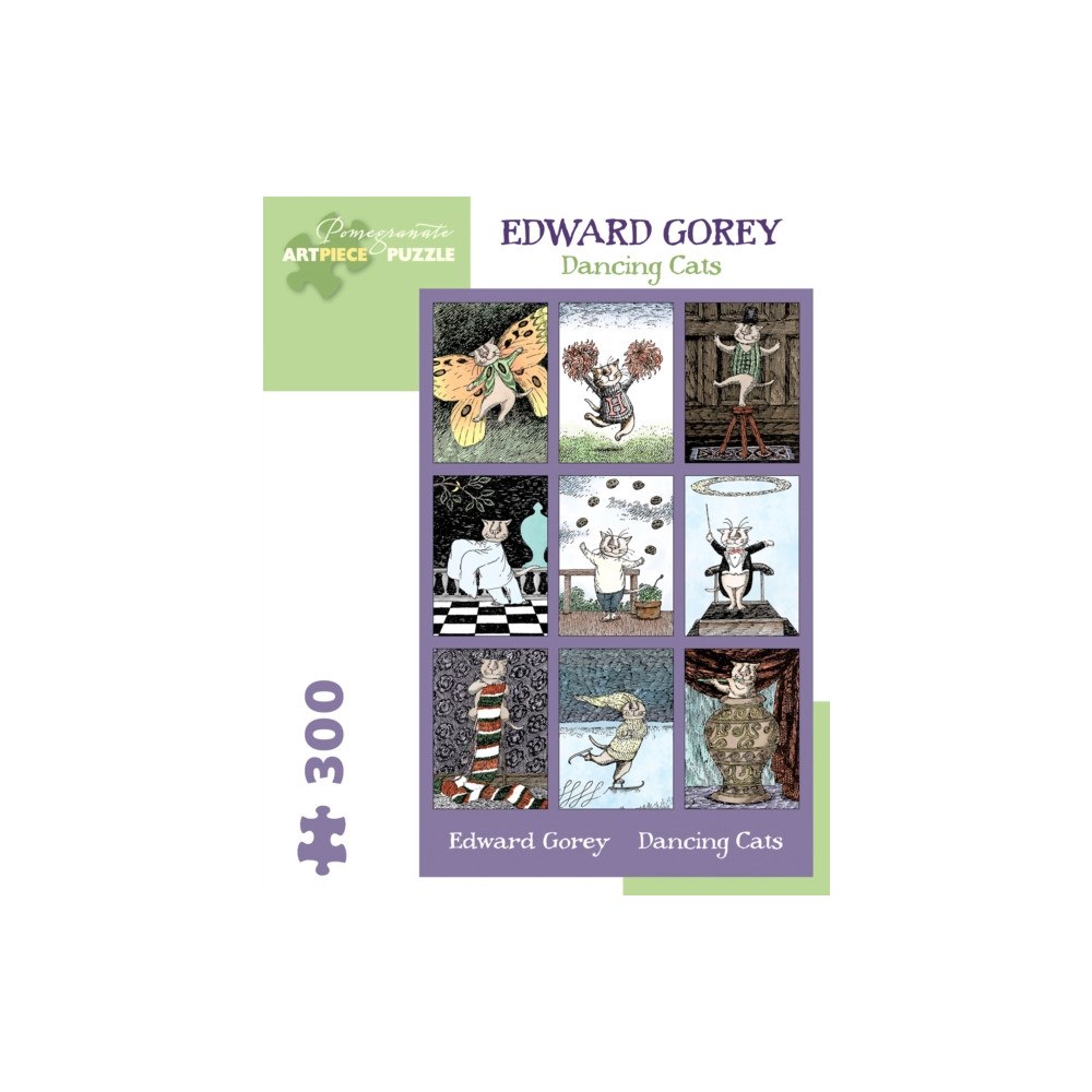 Pomegranate Communications Inc,US Edward Gorey Dancing Cats 300-Piece Jigsaw Puzzle