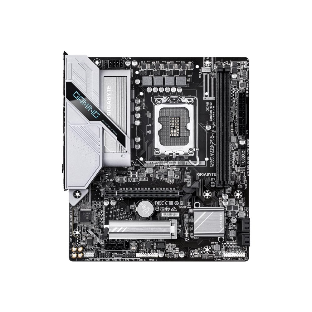 Gigabyte Technology Gigabyte H810M GAMING WIFI6 - moderkort - micro ATX - LGA1851-uttag - H810