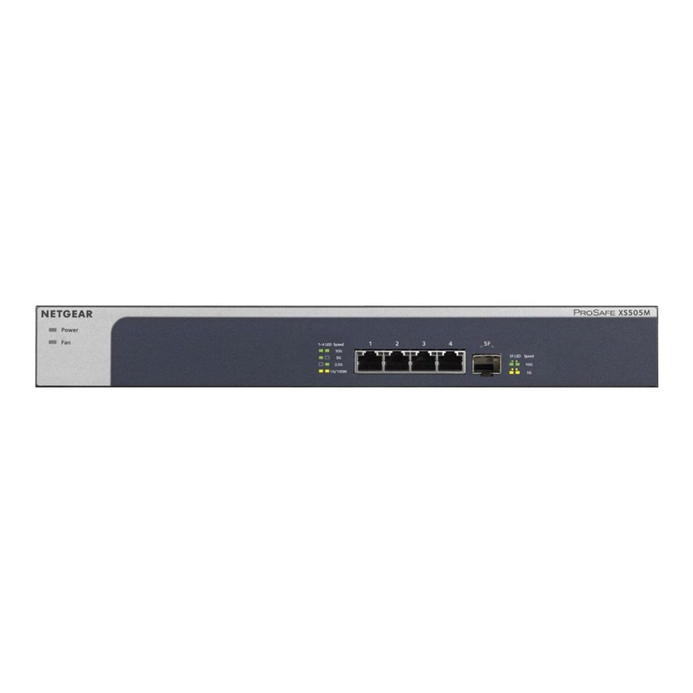 Netgear NETGEAR XS505M - switch - 5 portar - ohanterad - rackmonterbar